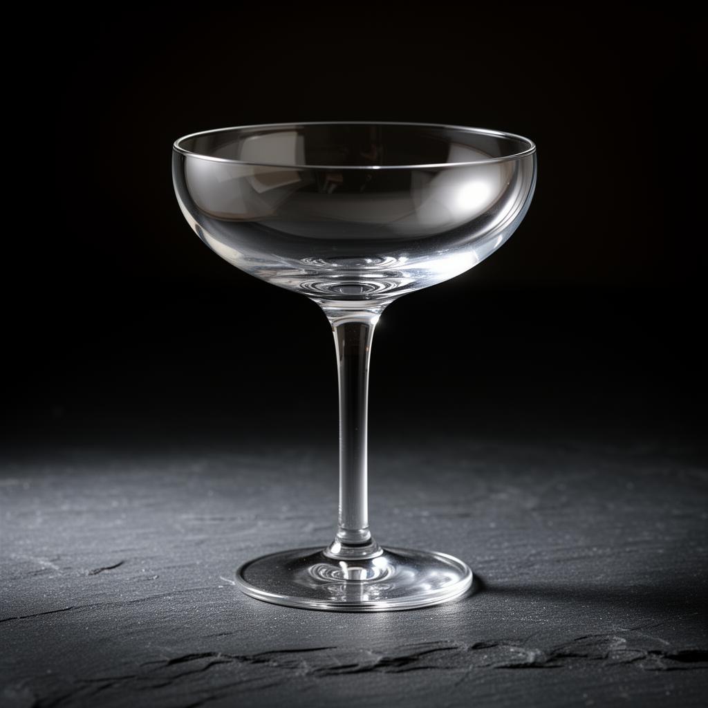 The Coupe — a champagne coupe used for shaken, strained, no-ice amaro cocktails.