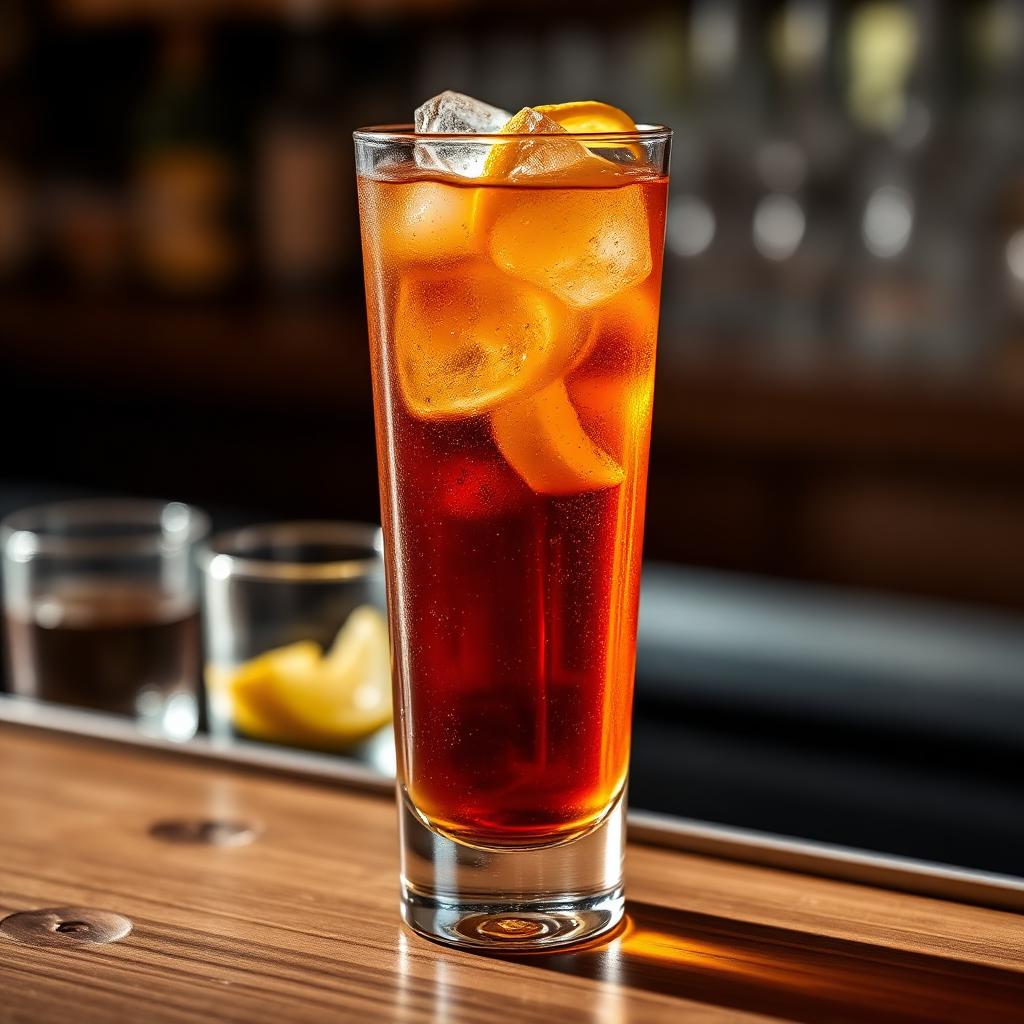 The Highball / Collins — a collins glass used for amaro highball · amaro & tonic · long, fizzy drinks.