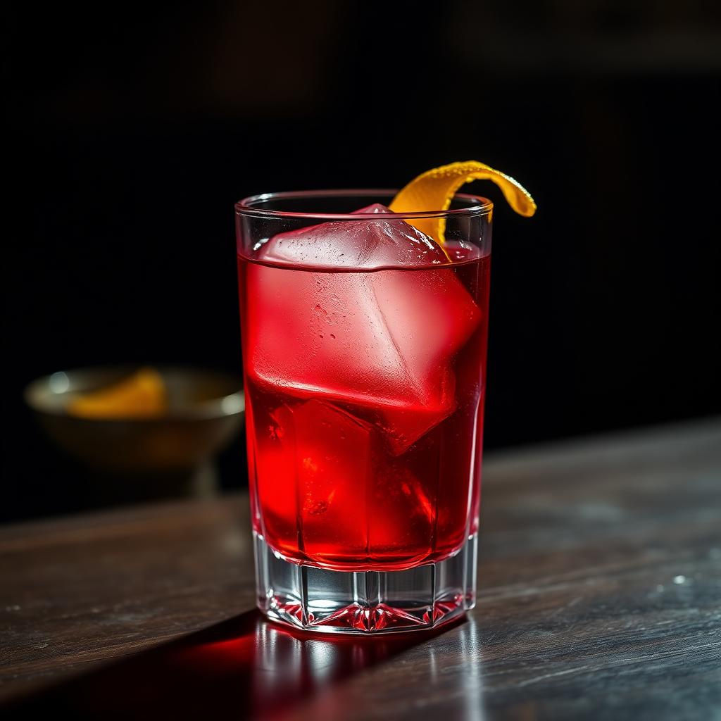 Negroni Sbagliato amaro cocktail served in a coupe glass